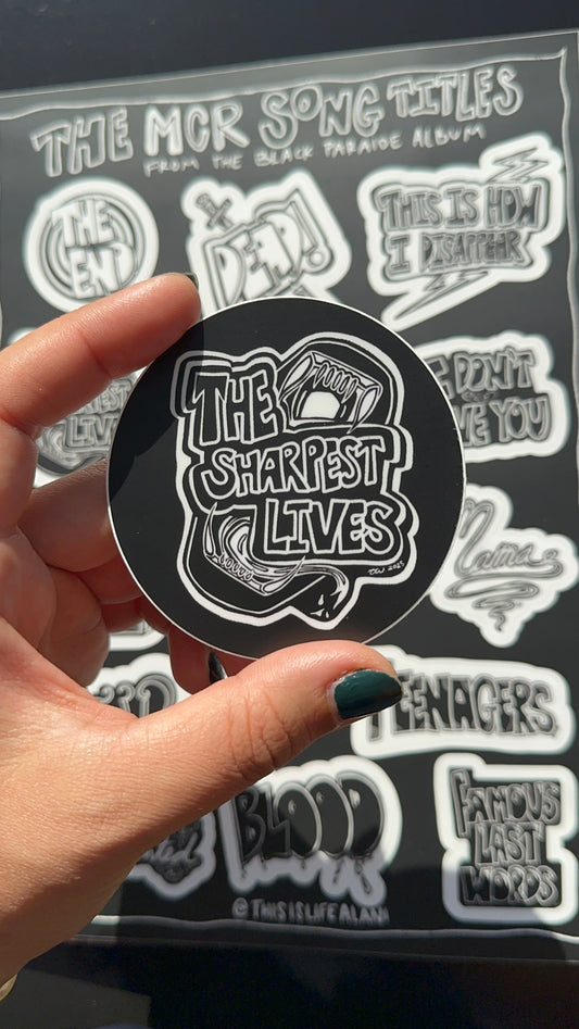 Sharp & Tooth Sticker