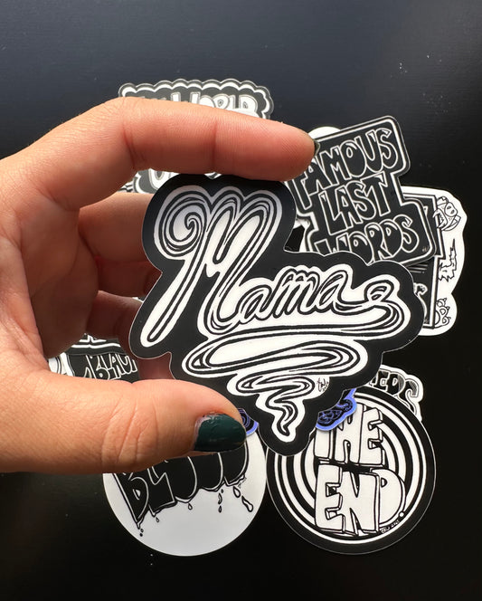 Mama Calligraphy Sticker
