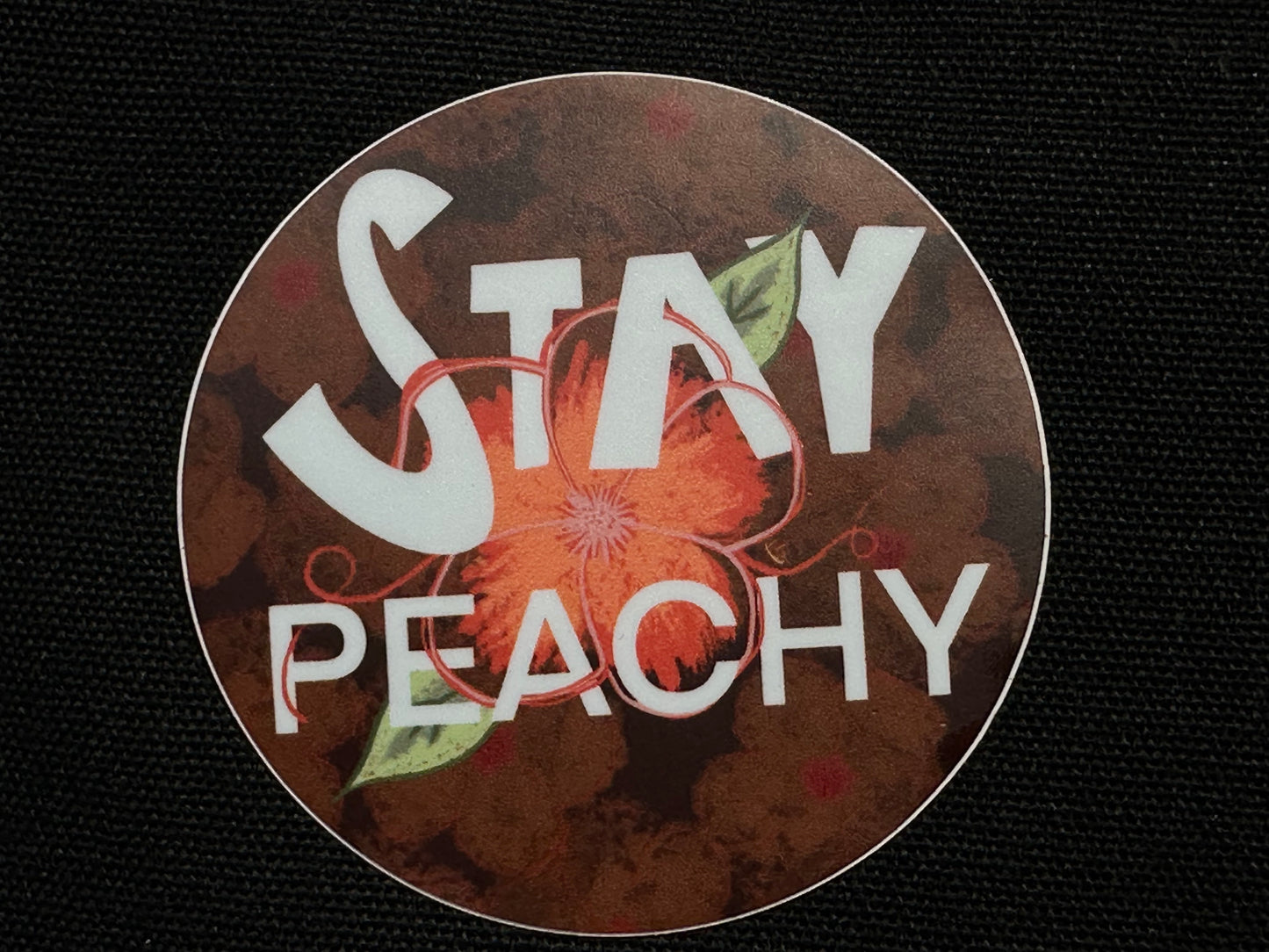 "Stay Peachy" Sticker