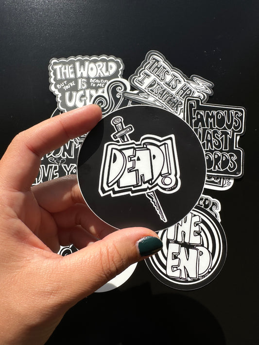 Death Dagger Sticker