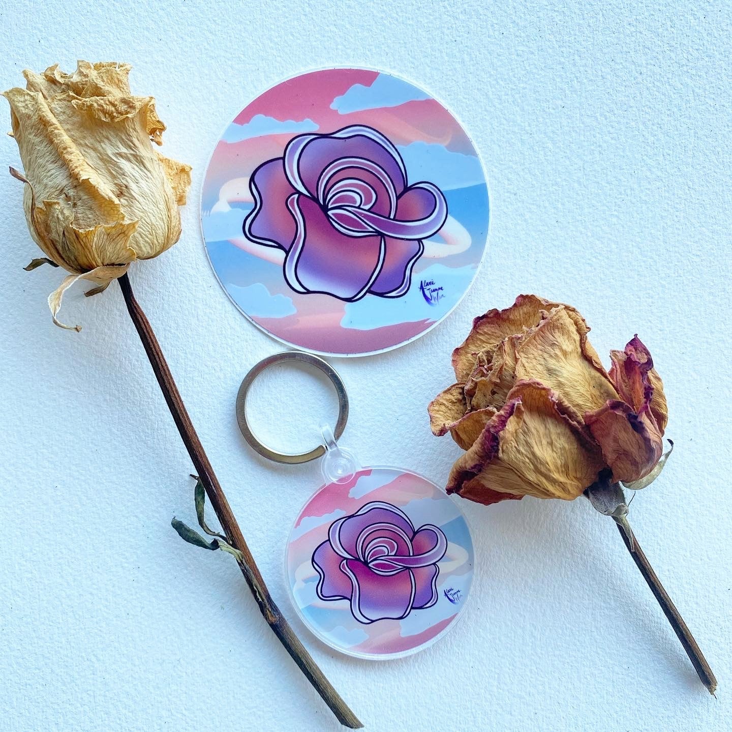 "Pink N’ Pretty" Keychain