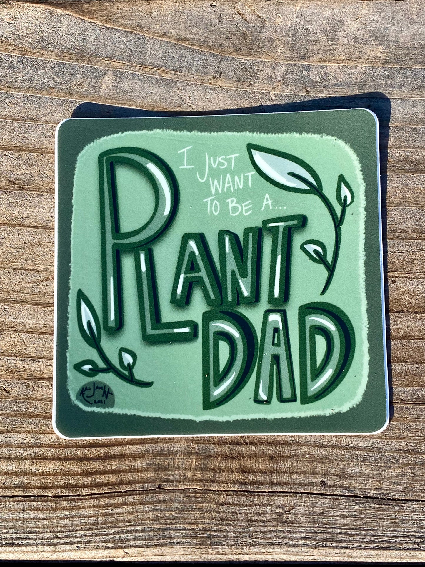 "Plant Dad" Sticker