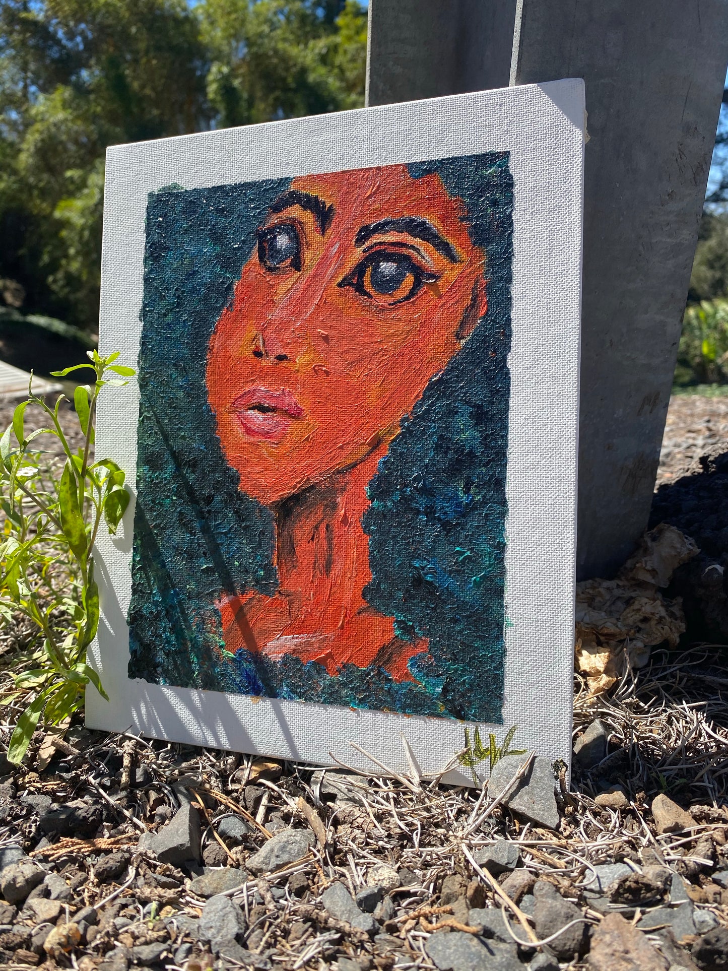 "Things are Looking Up" Acrylic Painting