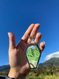 "Window Framed Mountains" Acrylic Keychain