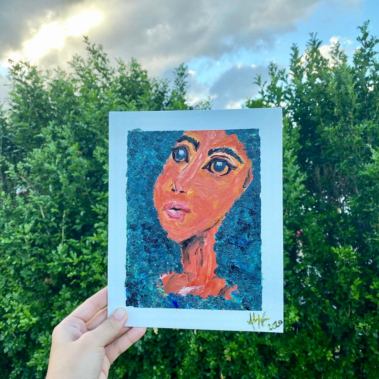 "Things are Looking Up" Acrylic Painting