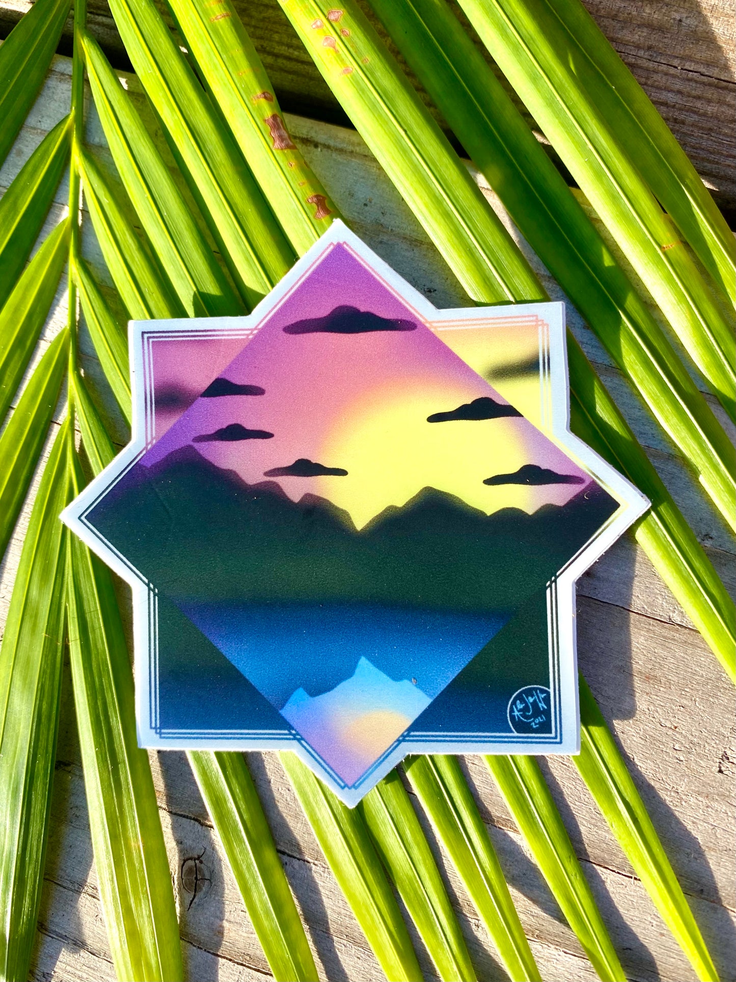 "Maui Sunset" Sticker
