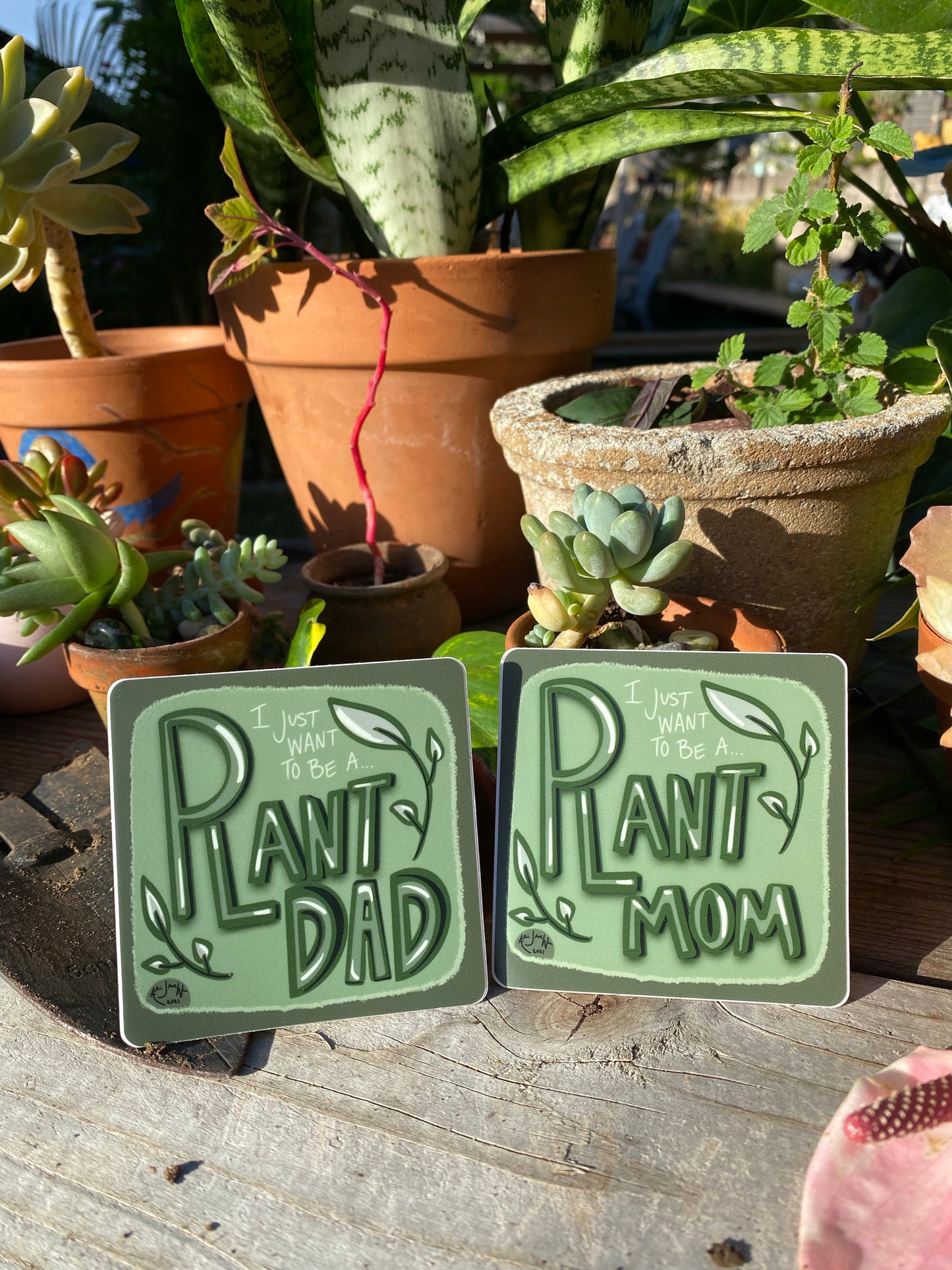 "Plant Dad" Sticker