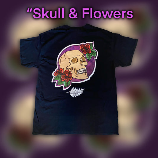 “Skull & Flowers” Shirt