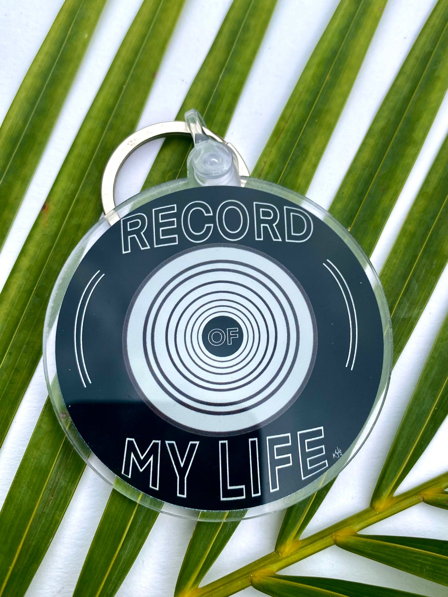 “Record of My Life” Keychain