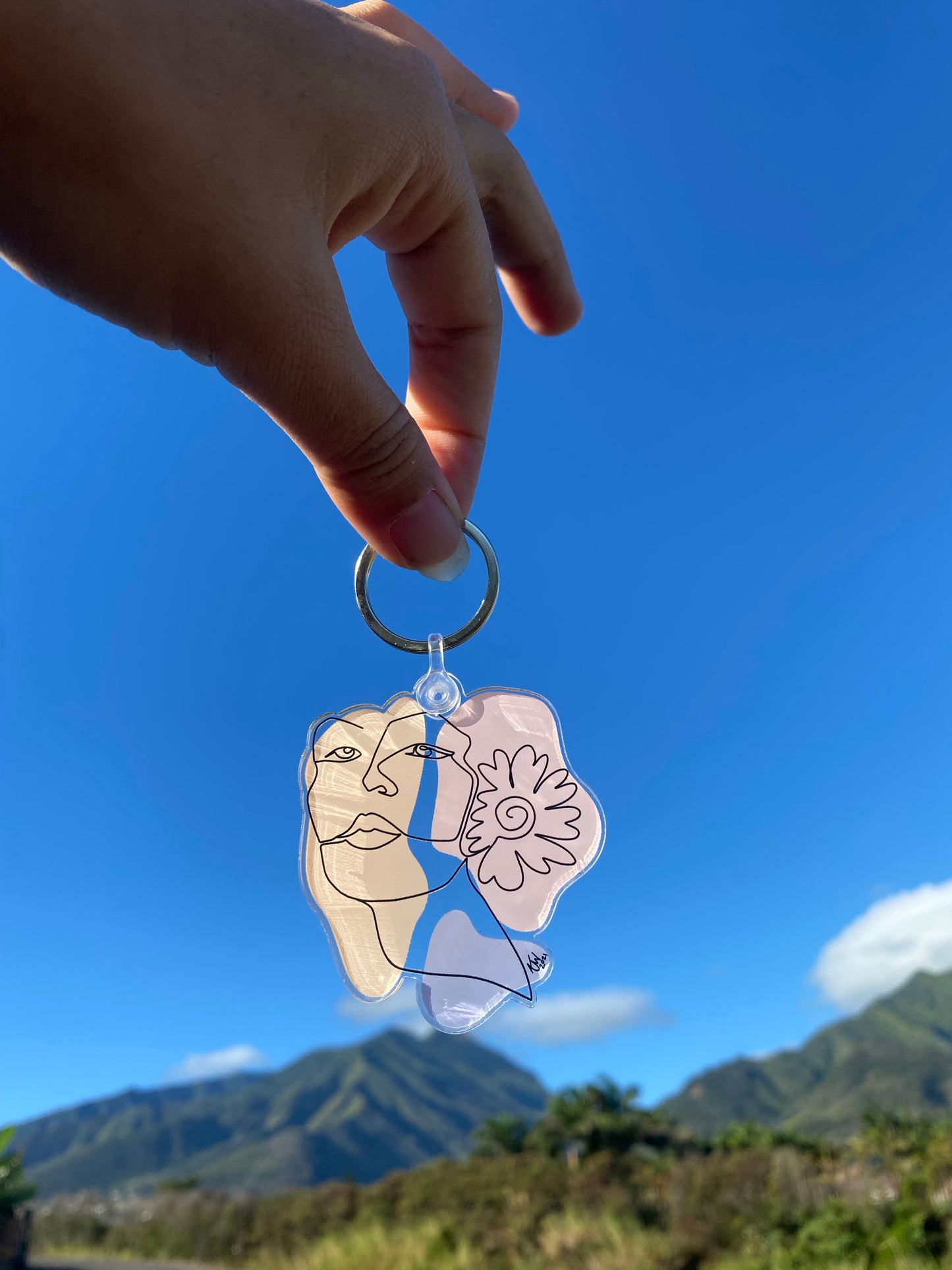 "More than Enough" Acrylic Keychain