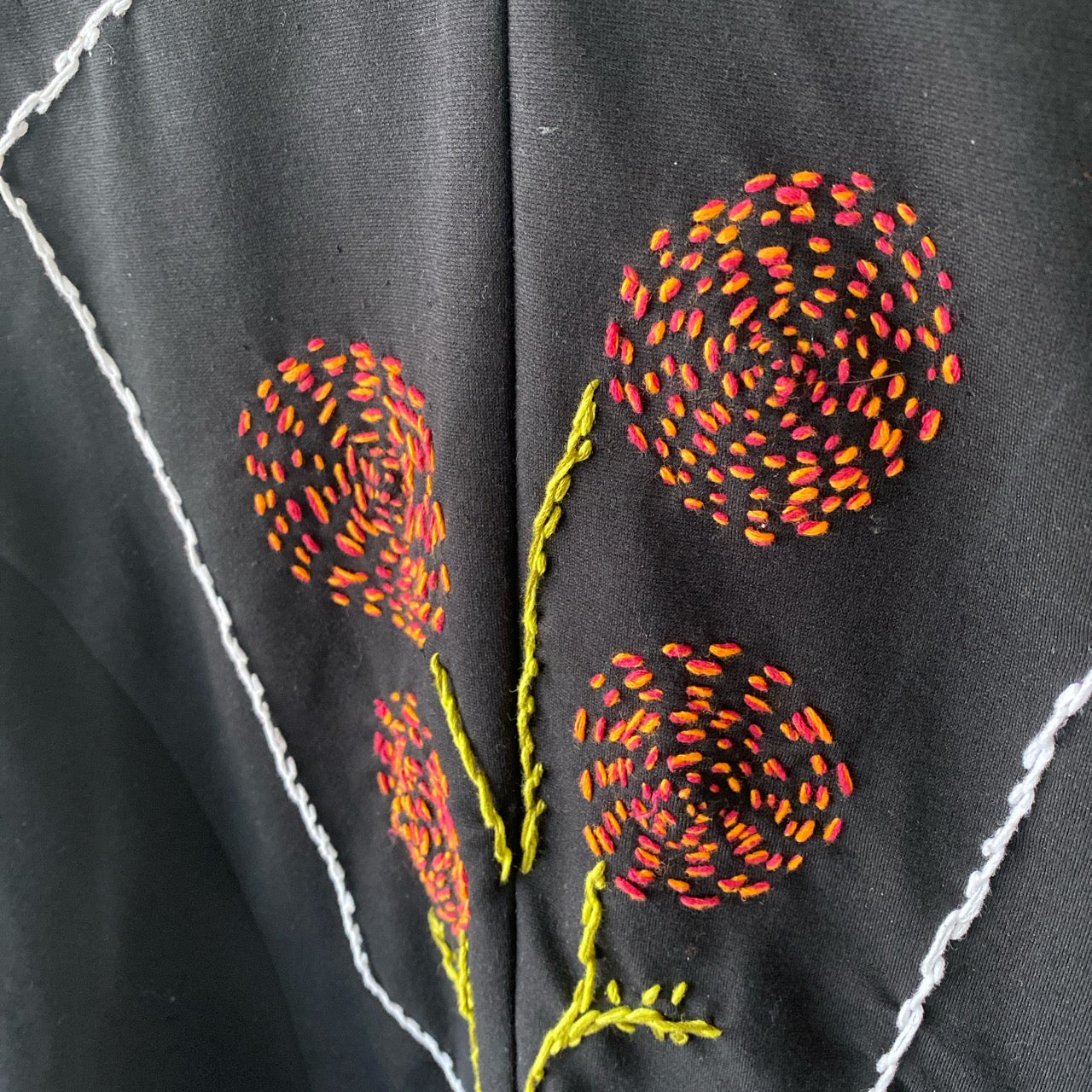 Fire Flower Black Blazer