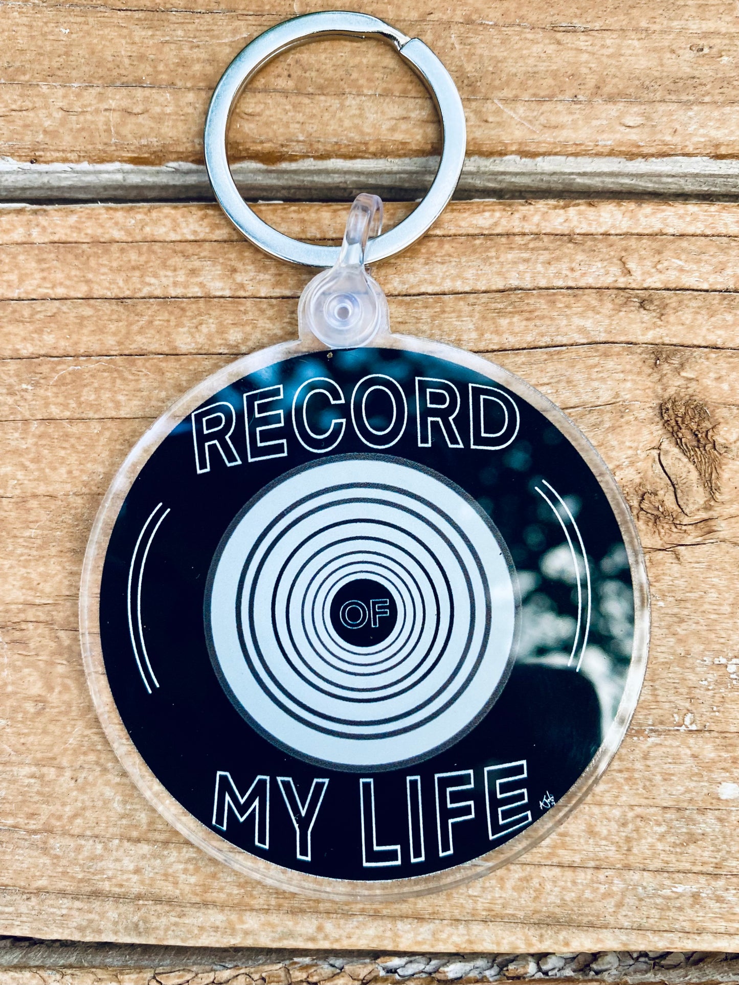 “Record of My Life” Keychain