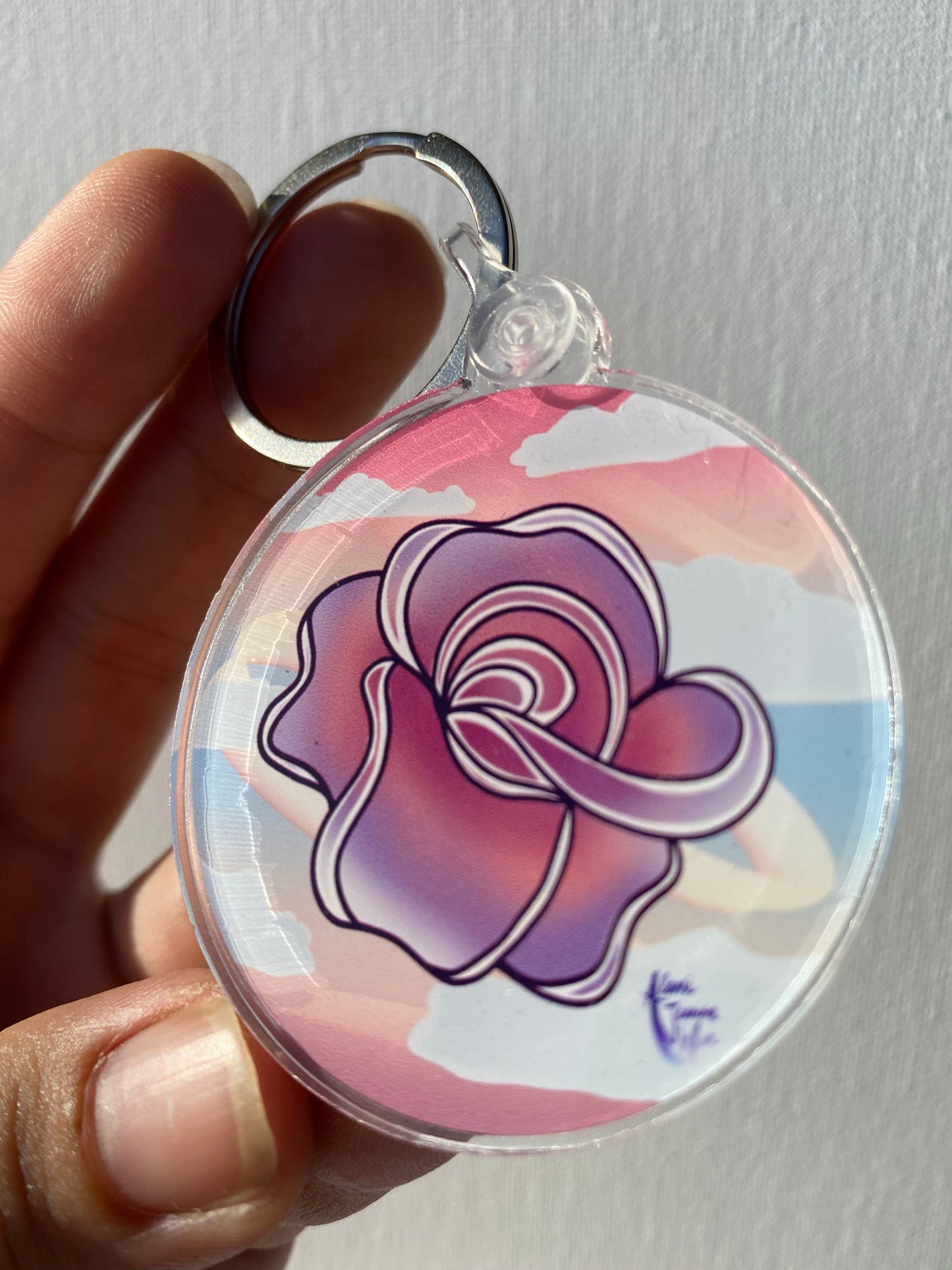 "Pink N’ Pretty" Keychain
