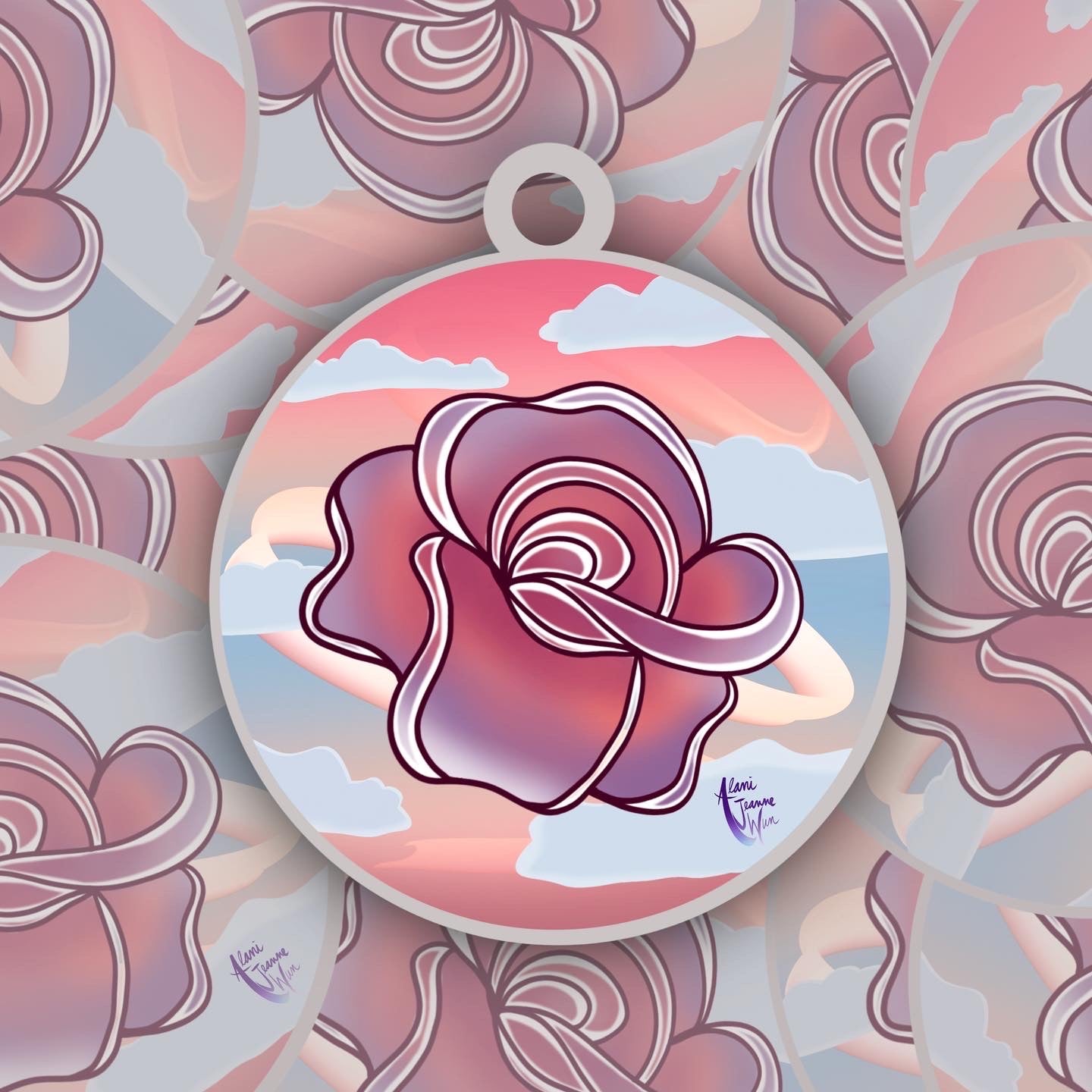 "Pink N’ Pretty" Keychain