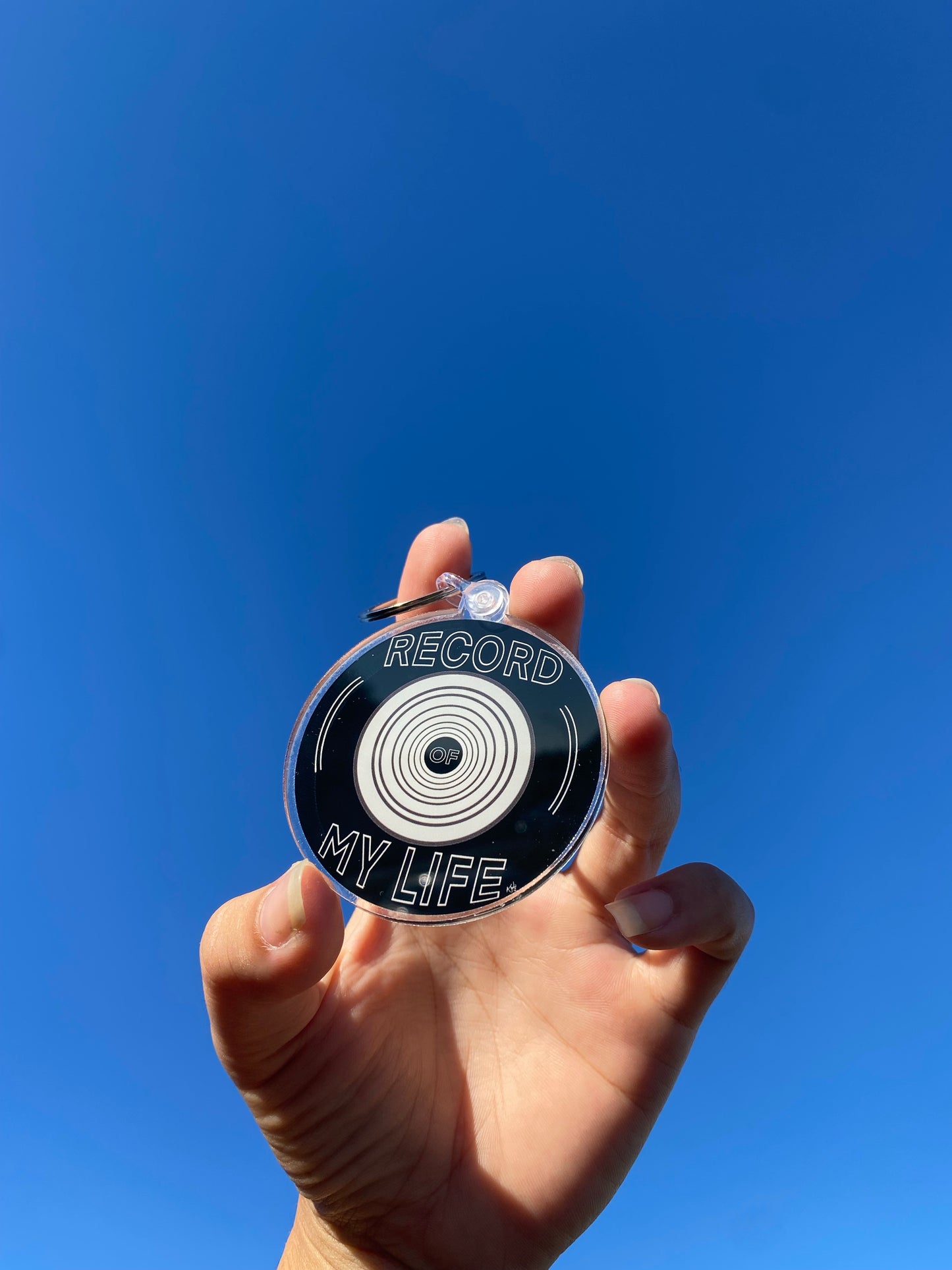 “Record of My Life” Keychain