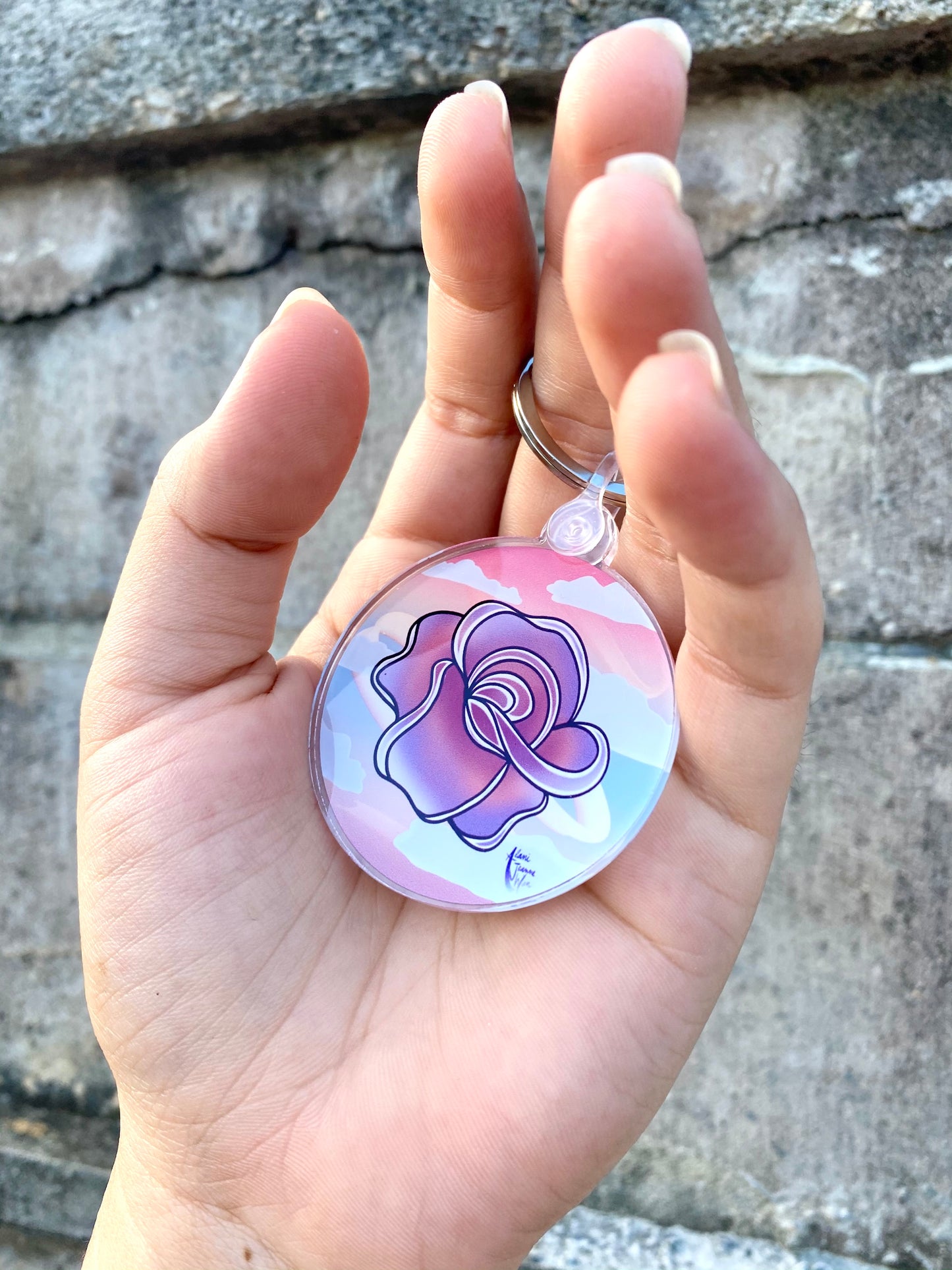 "Pink N’ Pretty" Keychain
