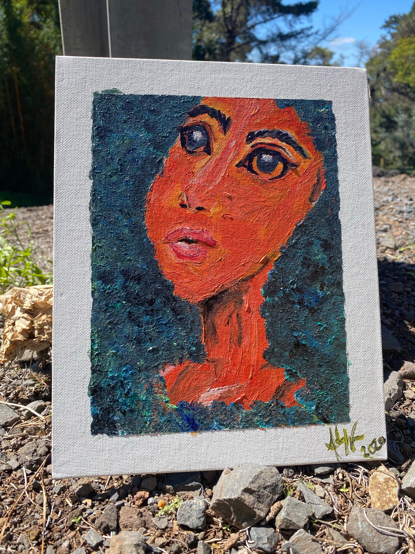 "Things are Looking Up" Acrylic Painting