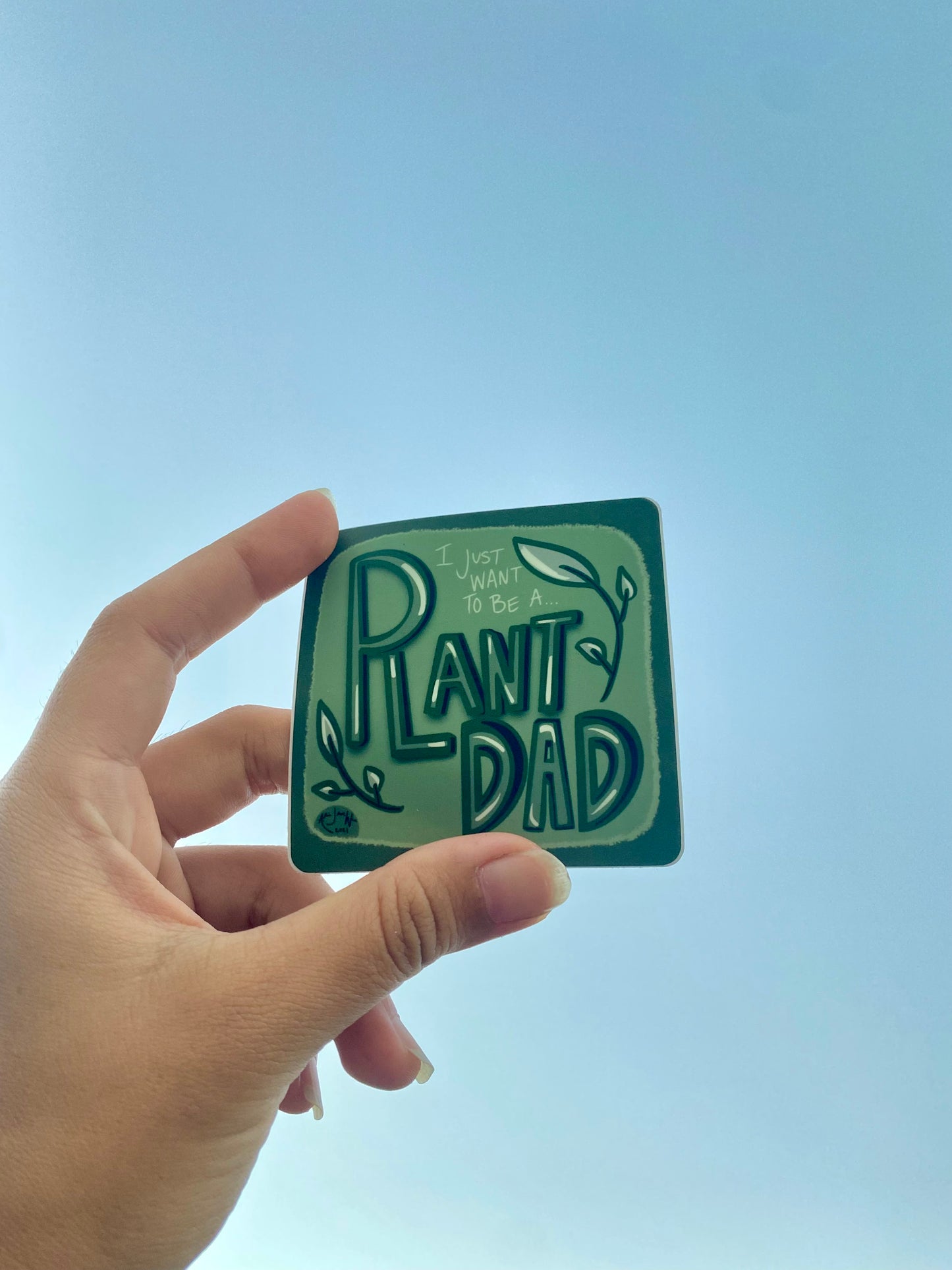 "Plant Dad" Sticker