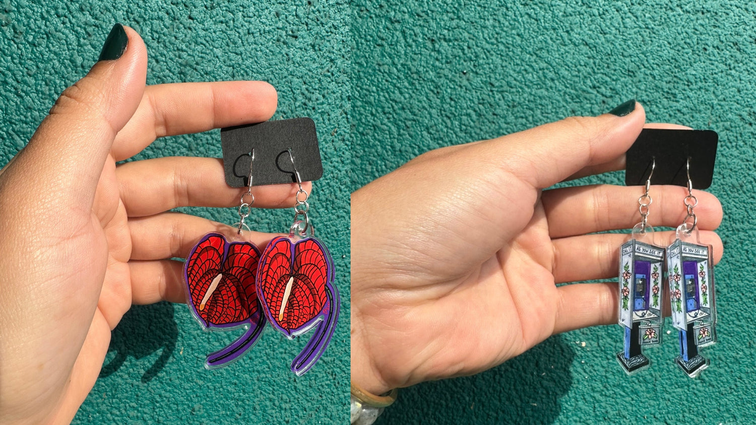 This is Life Acrylic Earrings