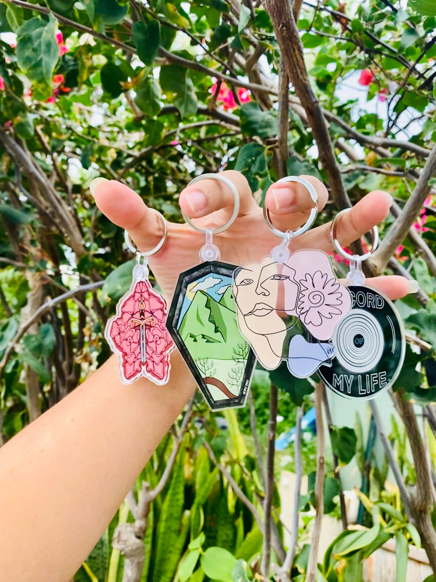 This is Life Keychain Charms