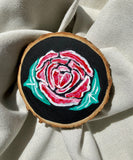 A Rose Wood Painting
