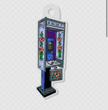 Retro Phone Booth Keychain