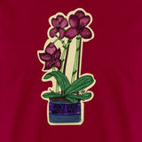 Office Plant “Don’t over Water Me” Dark Red Shirt