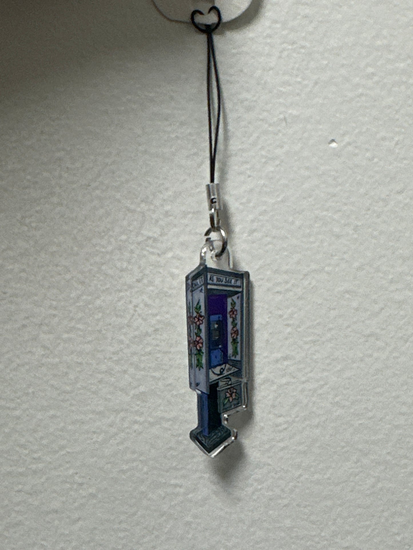 “Call It As You See It” Retro Phone Booth Acrylic Pop home Charm
