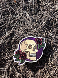 "Flowers & Skull" Sticker