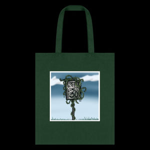 "Can’t Read the Sign" Green Tote Bag