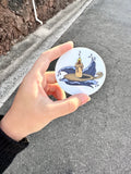"Candle above the Waves" Sticker