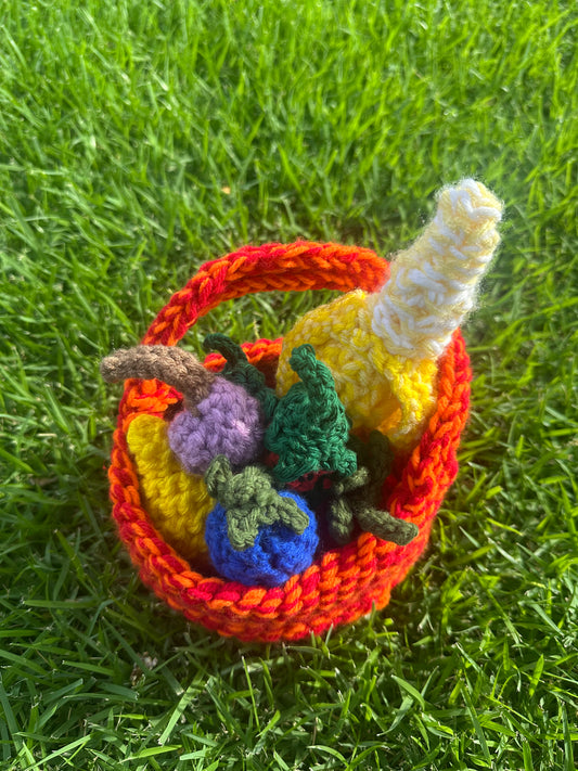 Crochet Fruit Basket