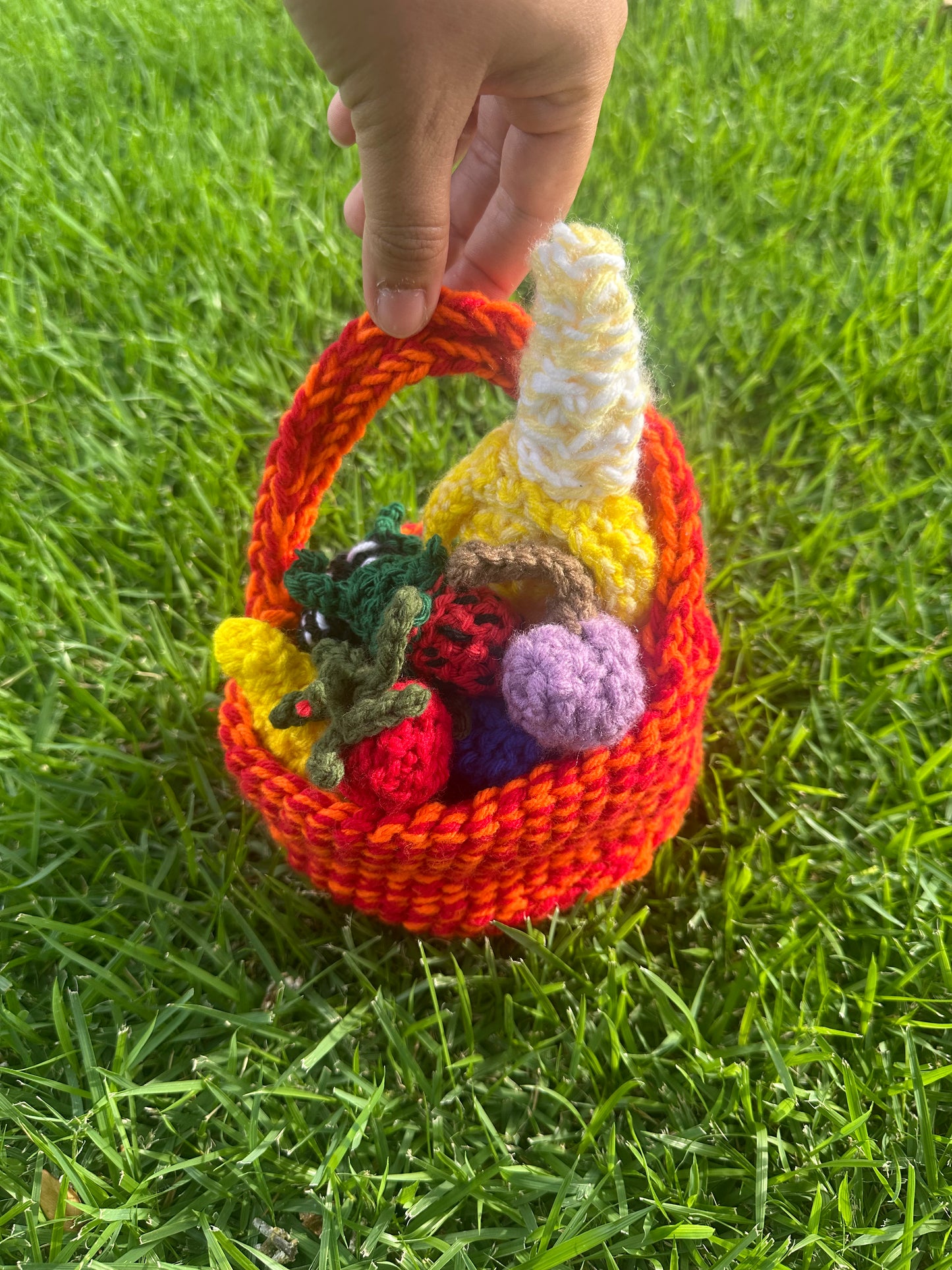 Crochet Fruit Basket
