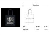 ”Call it as you see it” Vintage Phone Booth Black Tote Bag