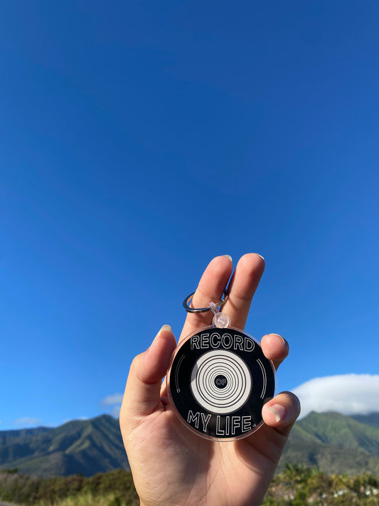 “Record of My Life” Keychain