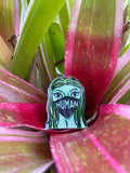 The Masked Girl: Acrylic Pin