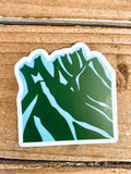 "Maui" Mountains Sticker