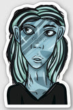 "The Blue Girl" Sticker