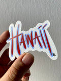"Hawaii" Sticker