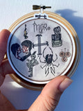 The Cross-Stitched “MCR” Albums Sticker